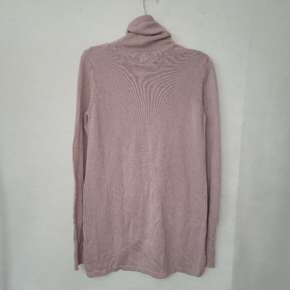 Dakini Sweater Women S Rose Pink Drawstring Cowlneck Long Sleeve Tunic Thumbhole - Picture 6 of 12